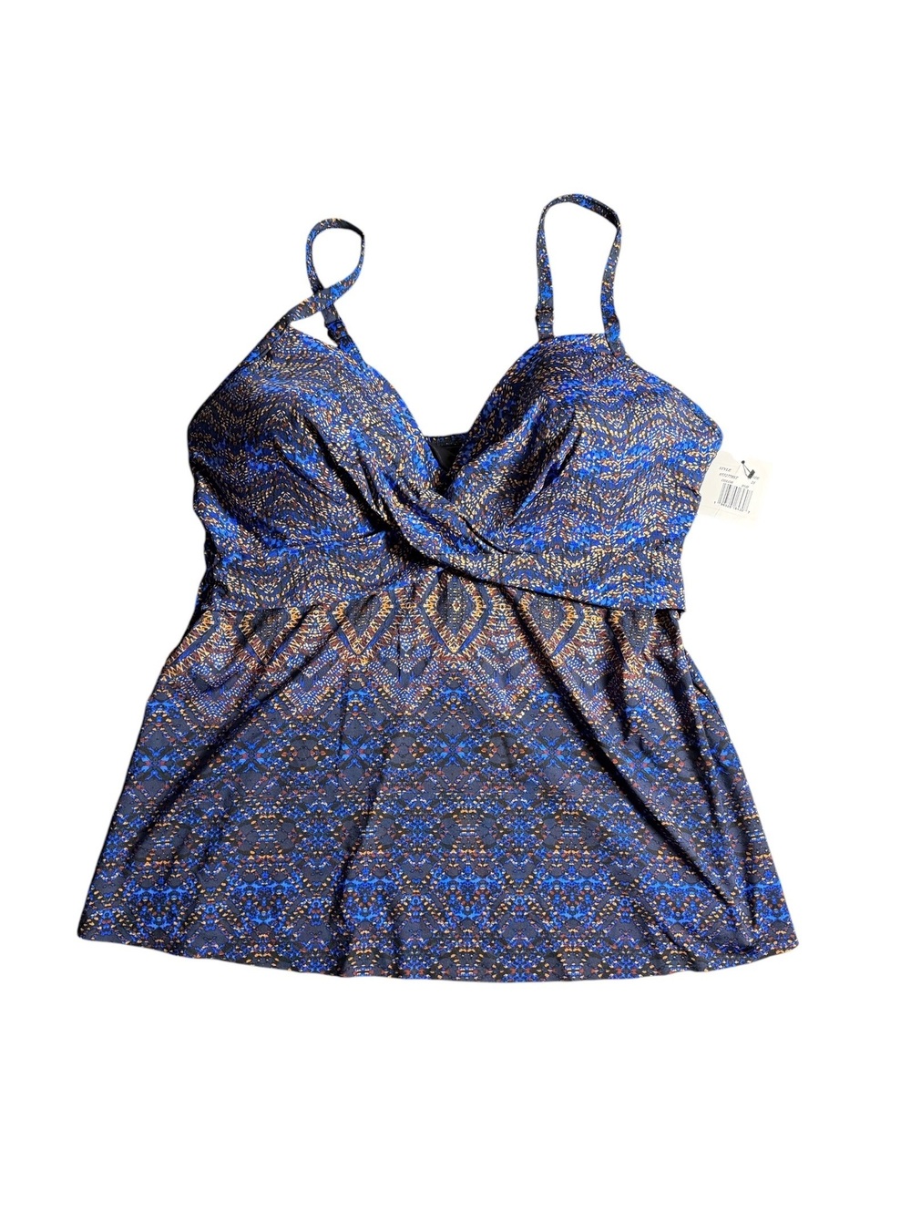MIRAClESUIT Underwired ALLURA plus size 16 tankini swim top NWT